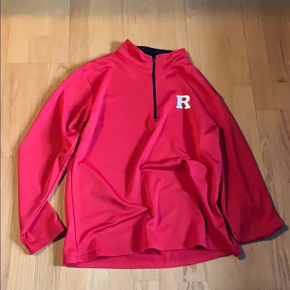 Rutgers pullover with zipper
